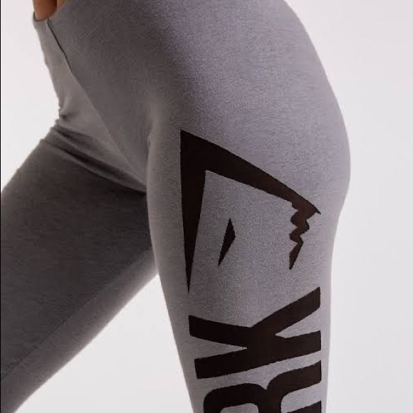 Gymshark ➰ BNWT ladies grey burn out leggings high waisted full length M - Picture 5 of 5